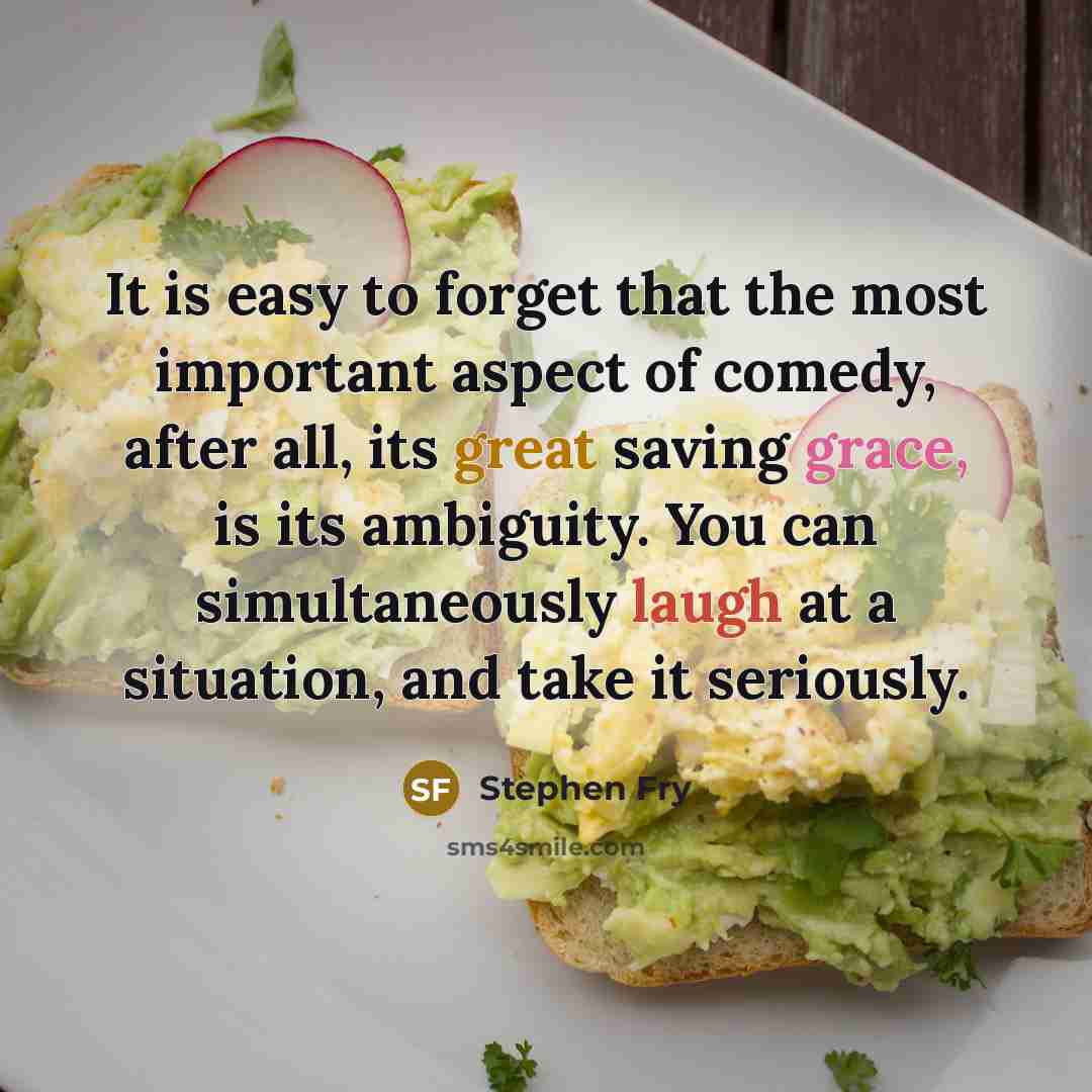 “It is easy to forget that the most important aspect…” quote by Stephen Fry