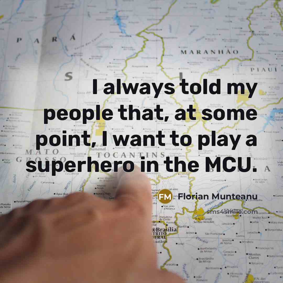 “I always told my people that, at some point, I…” quote by Florian Munteanu