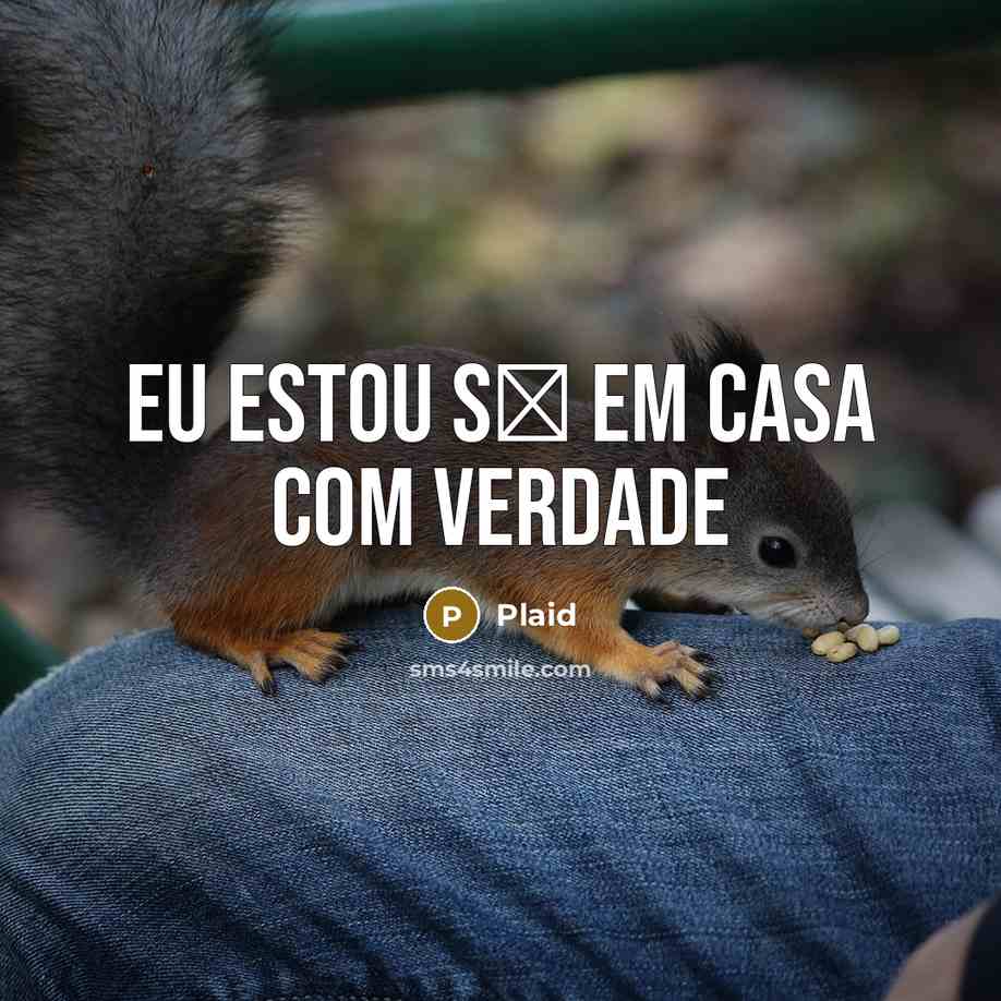 “Eu estou s� em casa com verdade…” quote by Plaid