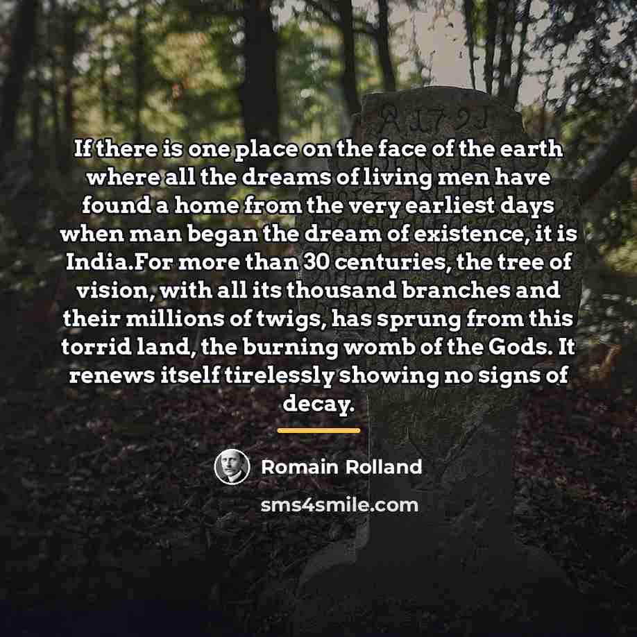 “If there is one place on the face of the…” quote by Romain Rolland