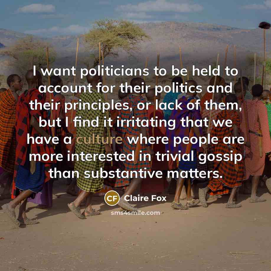 “I want politicians to be held to account for their…” quote by Claire Fox