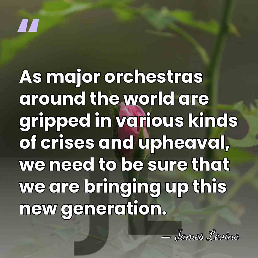 As major orchestras around the world are gripped in various kinds of&hellip; - James Levine
