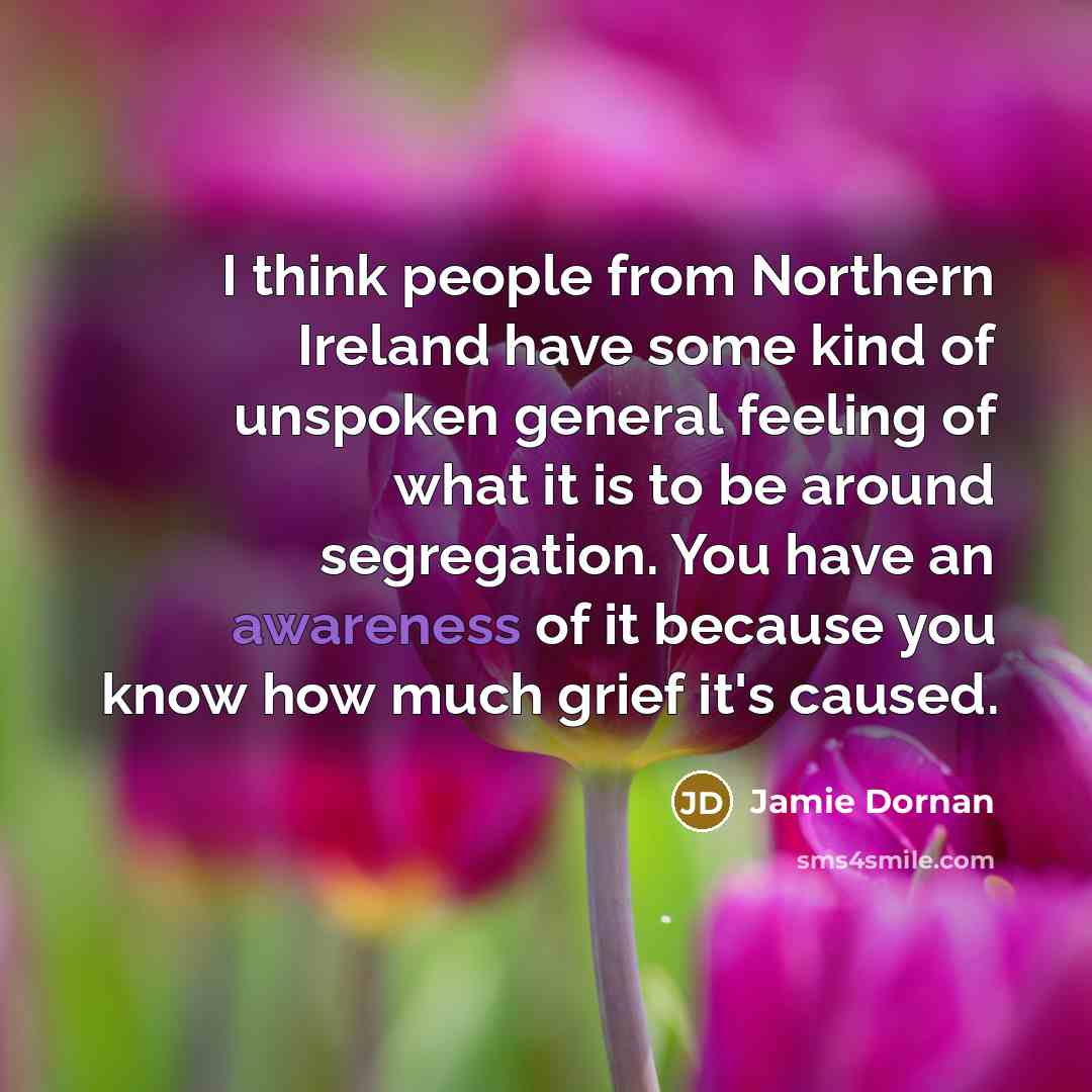 “I think people from Northern Ireland have some kind of…” quote by Jamie Dornan