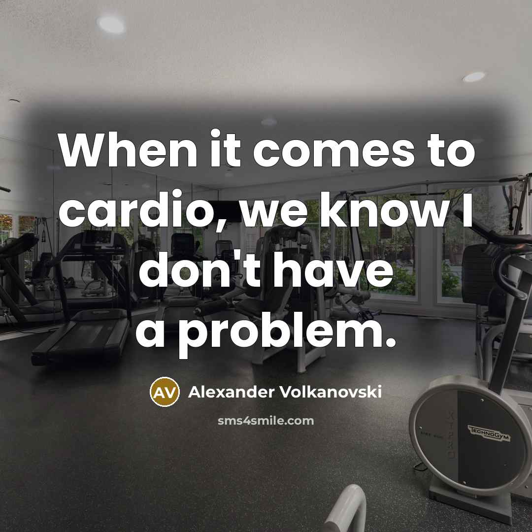 “When it comes to cardio, we know I don't have…” quote by Alexander Volkanovski