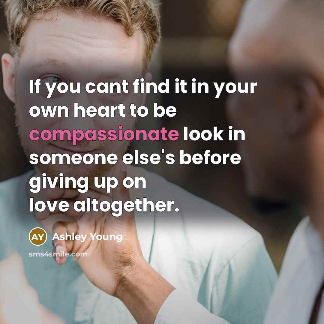“If you cant find it in your own heart to…” quote by Ashley Young