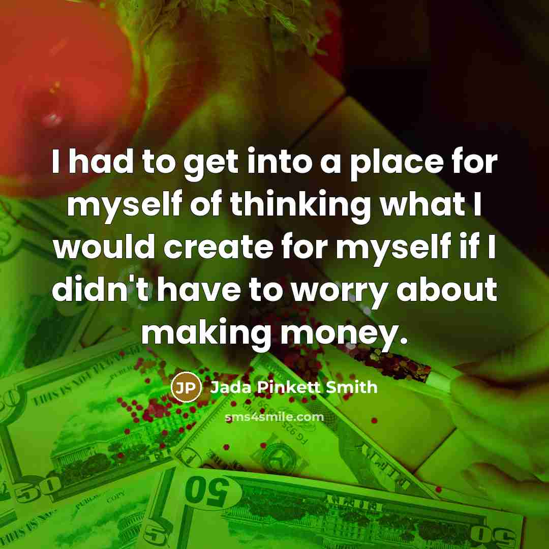 “I had to get into a place for myself of…” quote by Jada Pinkett Smith