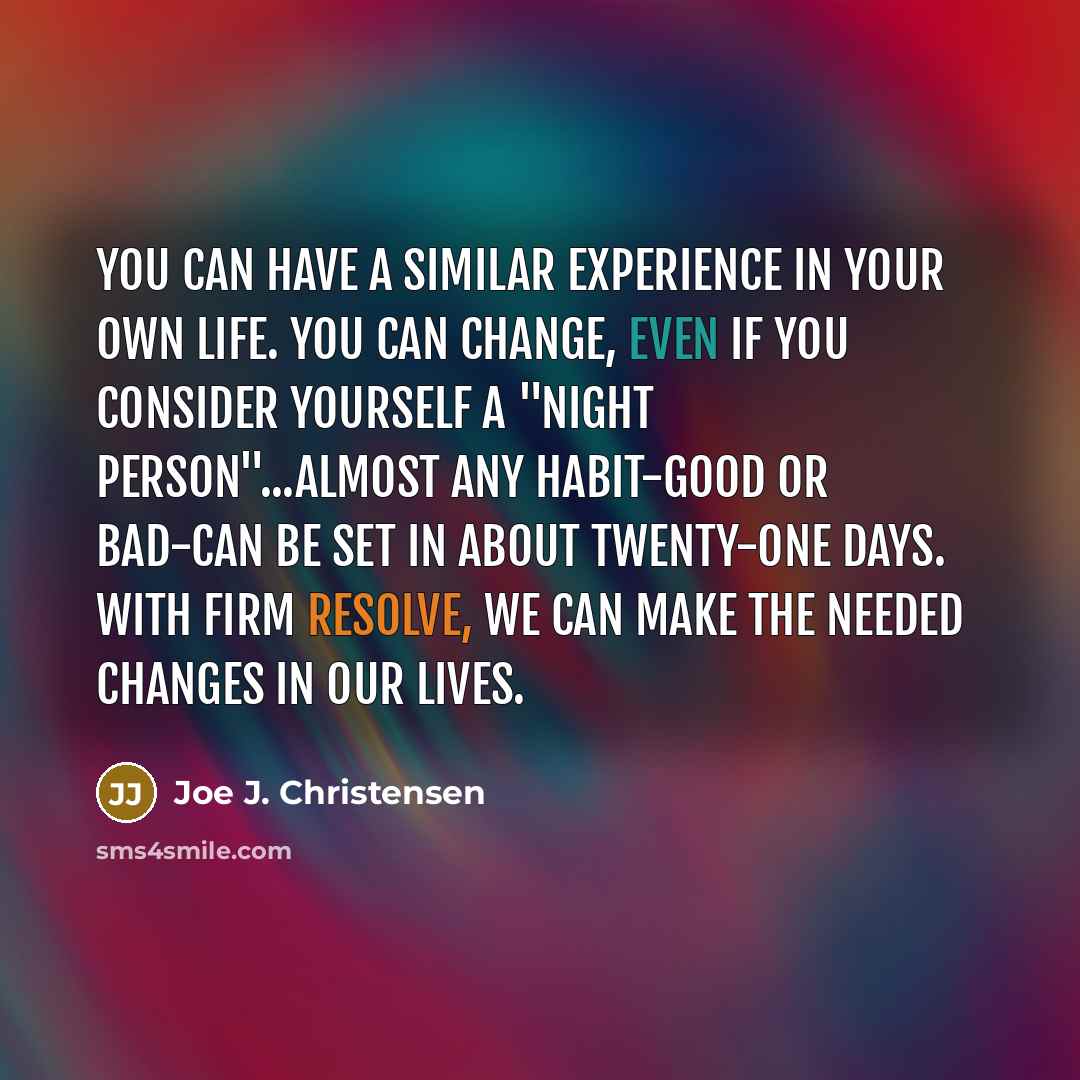 “You can have a similar experience in your own life.…” quote by Joe J. Christensen