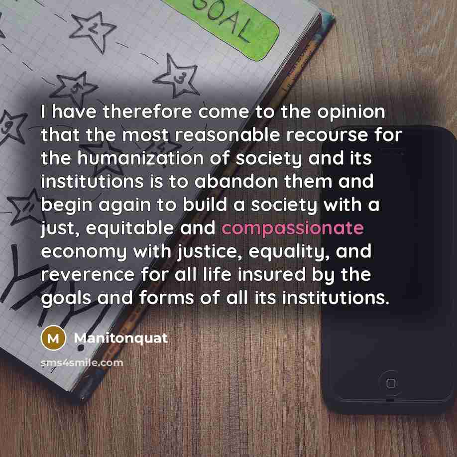 “I have therefore come to the opinion that the most…” quote by Manitonquat