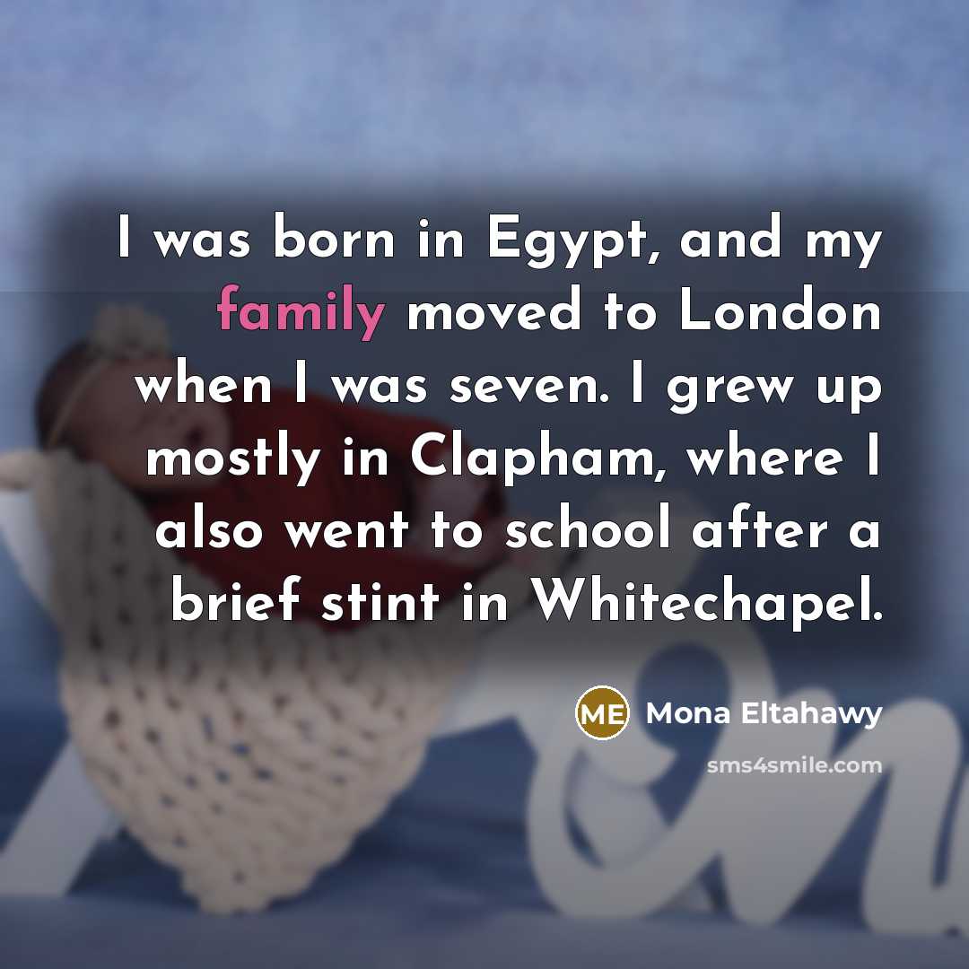 “I was born in Egypt, and my family moved to…” quote by Mona Eltahawy