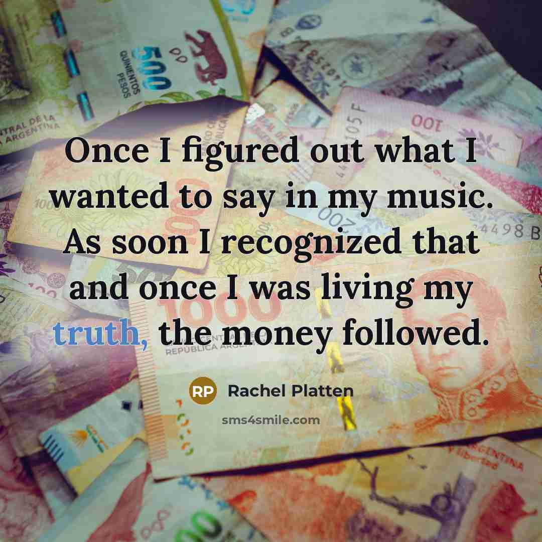 “Once I figured out what I wanted to say in…” quote by Rachel Platten