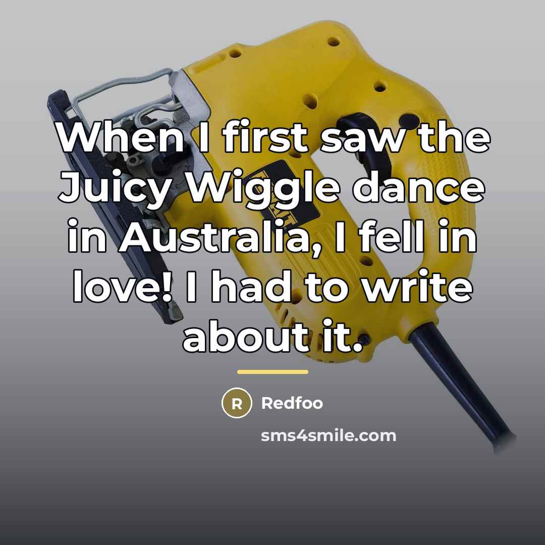“When I first saw the Juicy Wiggle dance in Australia,…” quote by Redfoo
