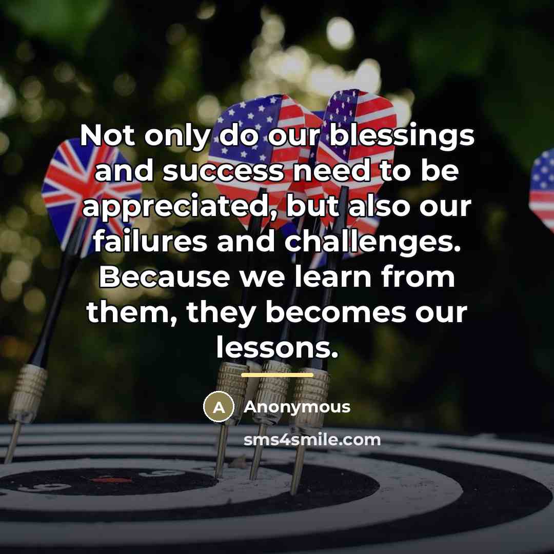 “Not only do our blessings and success need to be…” quote by Anonymous