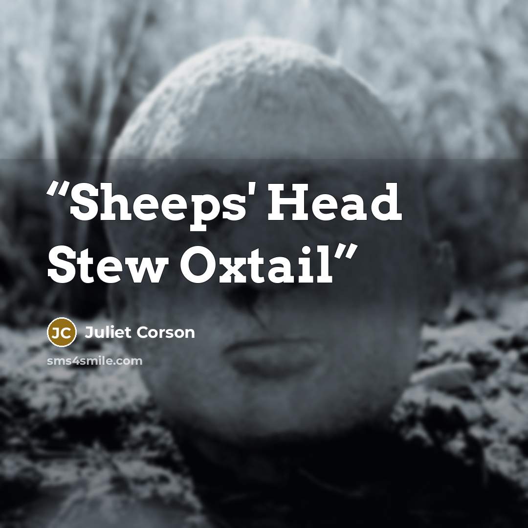 “Sheeps' Head Stew Oxtail” quote by Juliet Corson