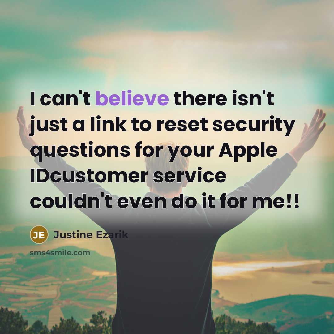 “I can't believe there isn't just a link to reset…” quote by Justine Ezarik