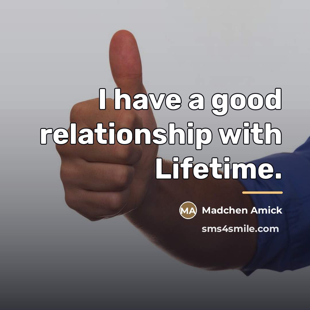“I have a good relationship with Lifetime.…” quote by Madchen Amick