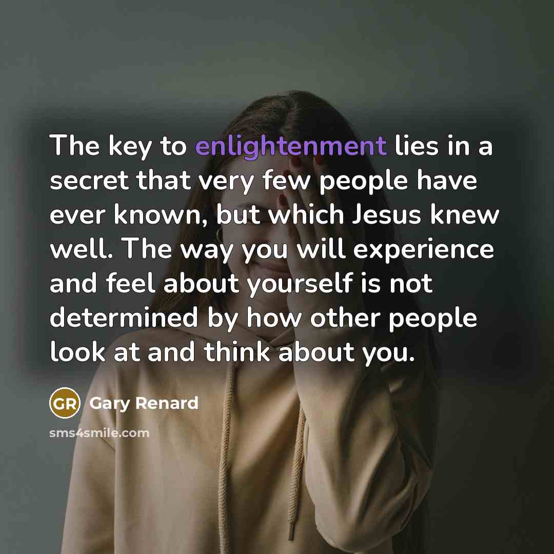 “The key to enlightenment lies in a secret that very…” quote by Gary Renard