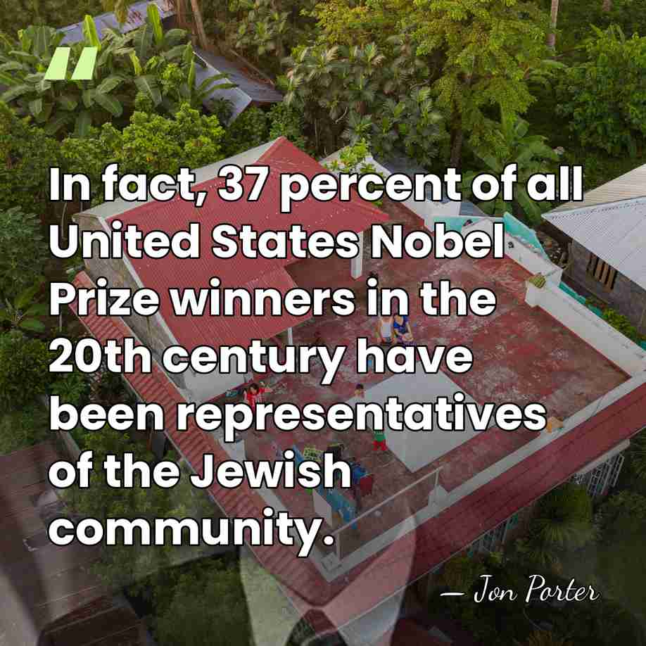 In fact, 37 percent of all United States Nobel Prize winners in&hellip; - Jon Porter
