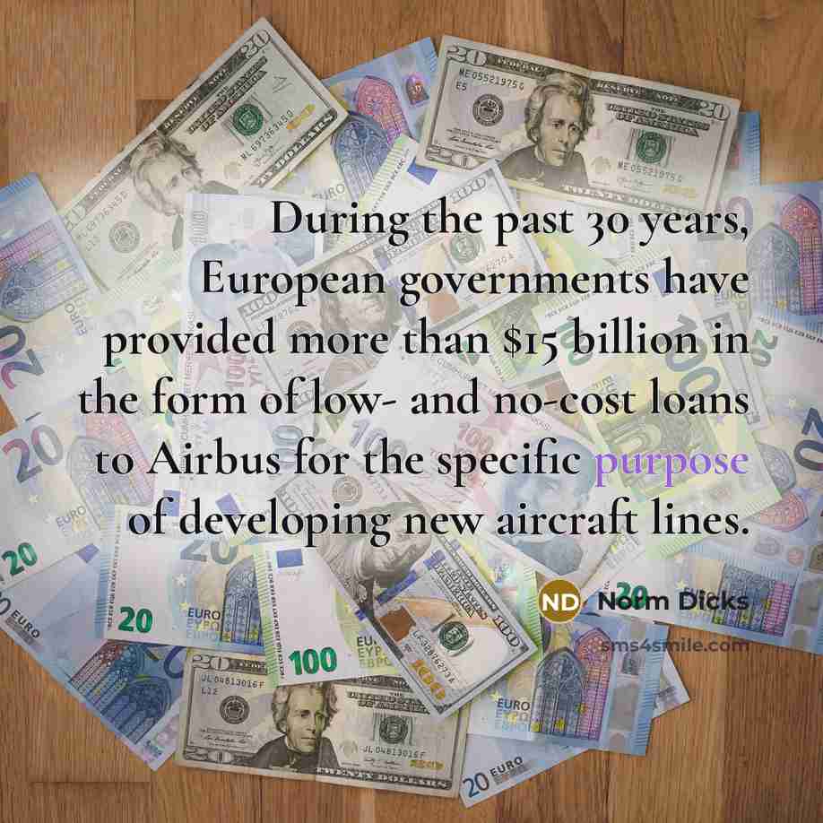 “During the past 30 years, European governments have provided more…” quote by Norm Dicks
