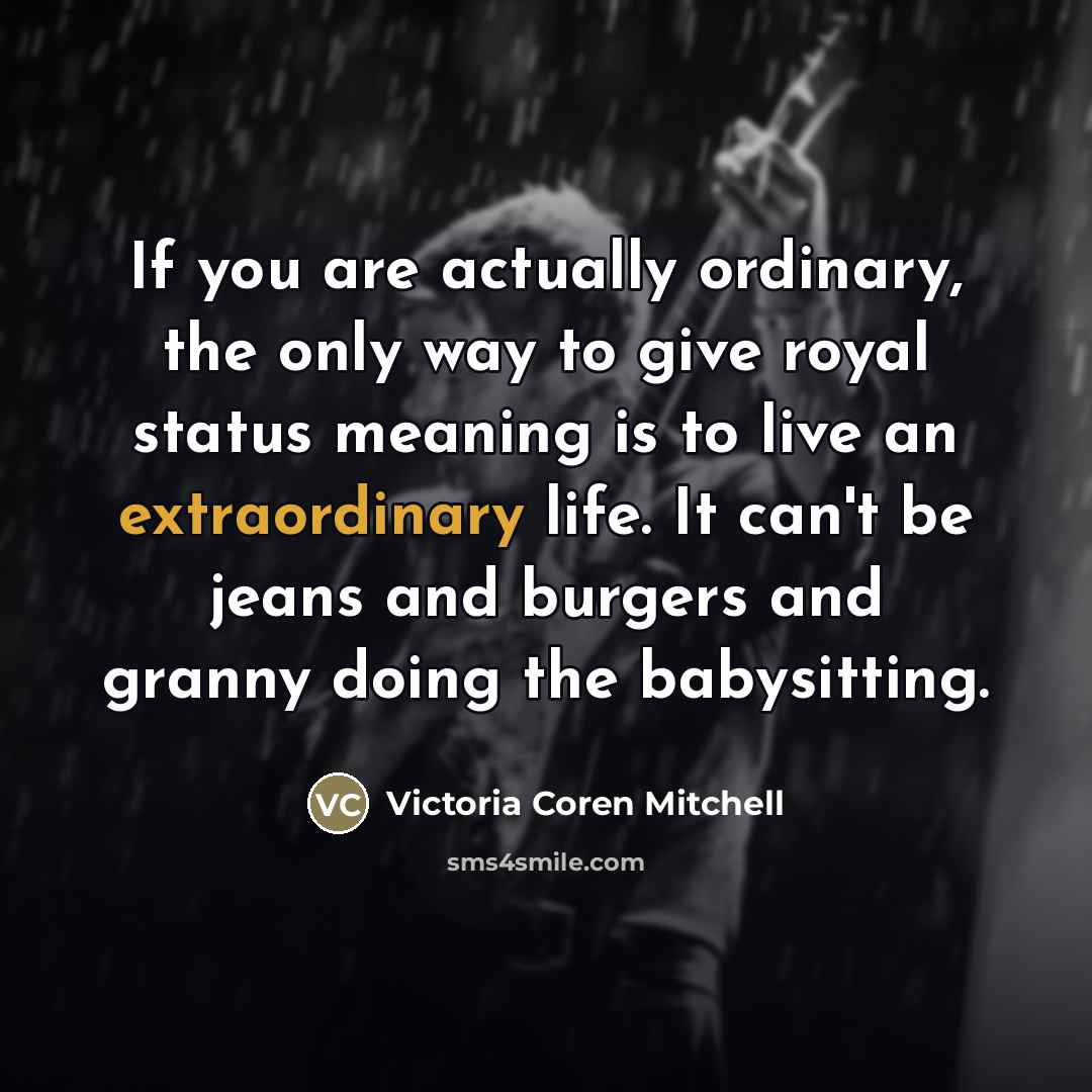 “If you are actually ordinary, the only way to give…” quote by Victoria Coren Mitchell