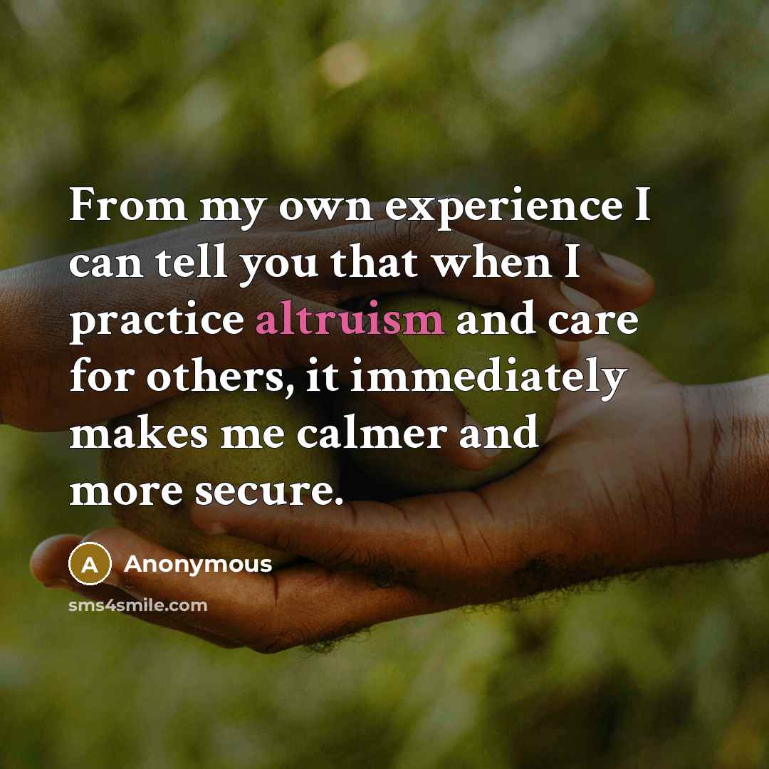 “From my own experience I can tell you that when…” quote by Anonymous