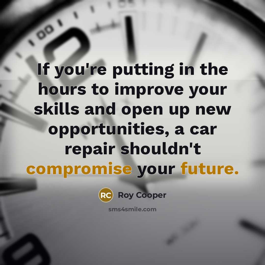 “If you're putting in the hours to improve your skills…” quote by Roy Cooper