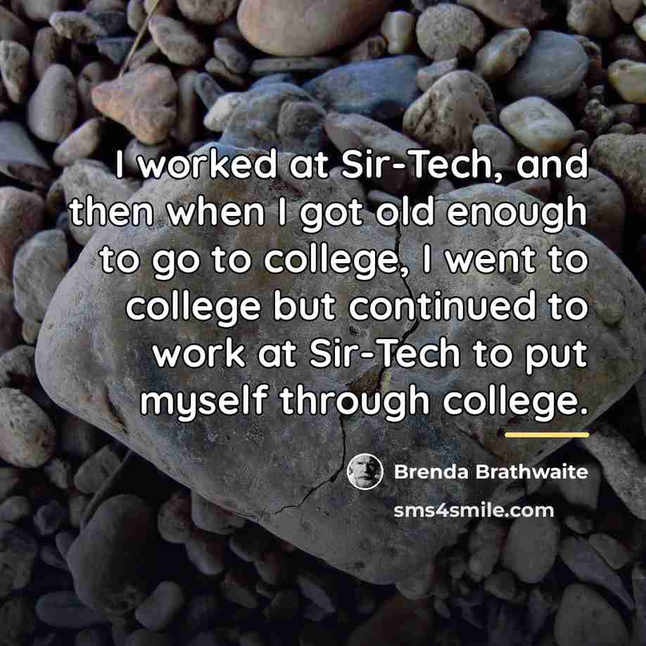 “I worked at Sir-Tech, and then when I got old…” quote by Brenda Brathwaite