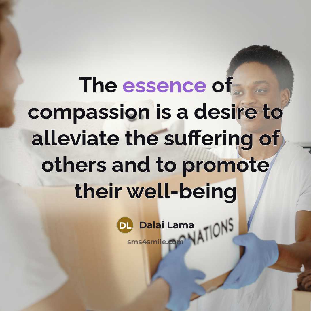“The essence of compassion is a desire to alleviate the…” quote by Dalai Lama