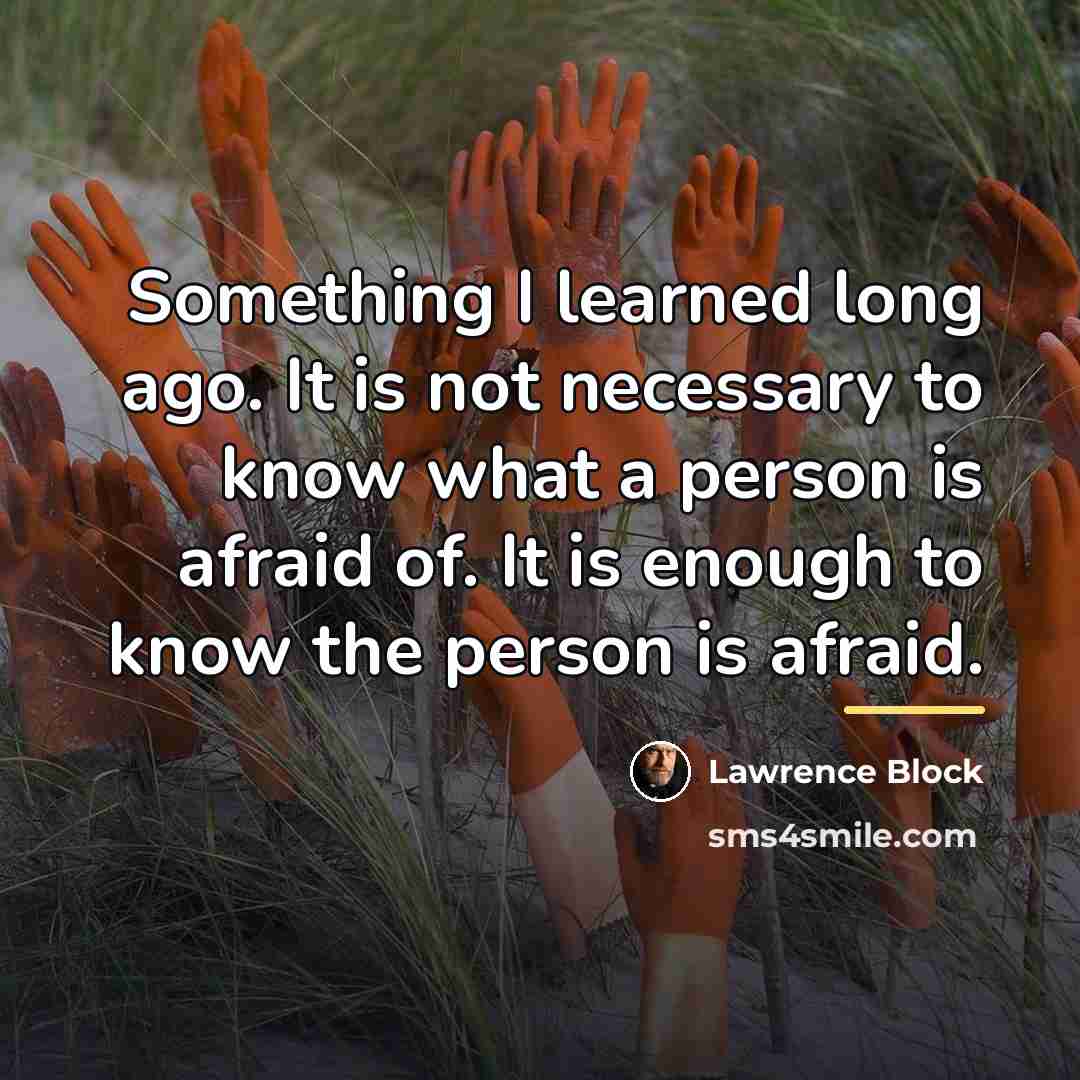 “Something I learned long ago. It is not necessary to…” quote by Lawrence Block