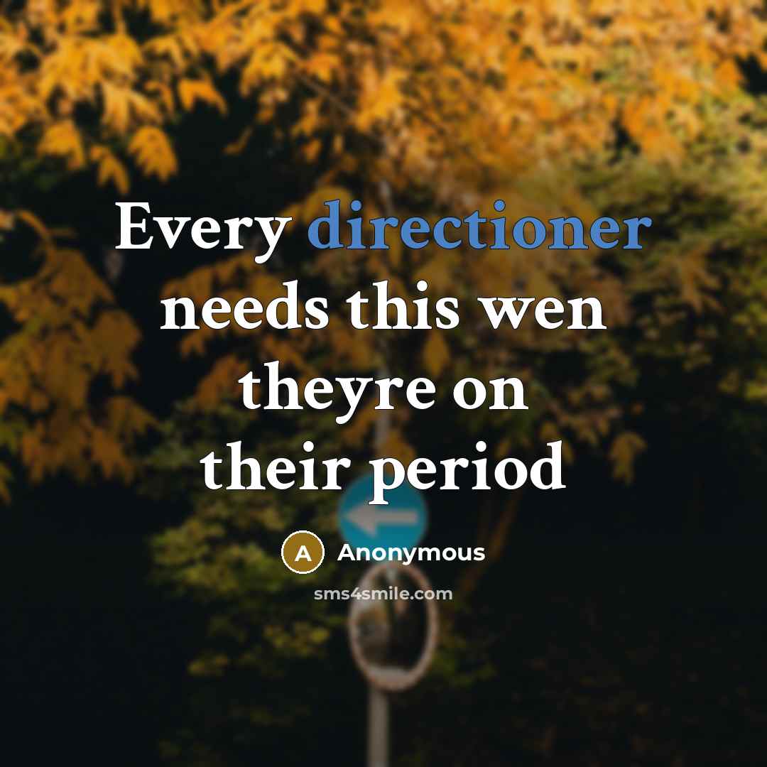“Every directioner needs this wen theyre on their period” quote by Anonymous