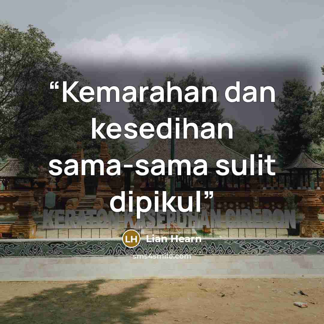 “Kemarahan dan kesedihan sama-sama sulit dipikul” quote by Lian Hearn