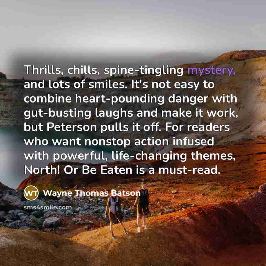 “Thrills, chills, spine-tingling mystery, and lots of smiles. It's not…” quote by Wayne Thomas Batson