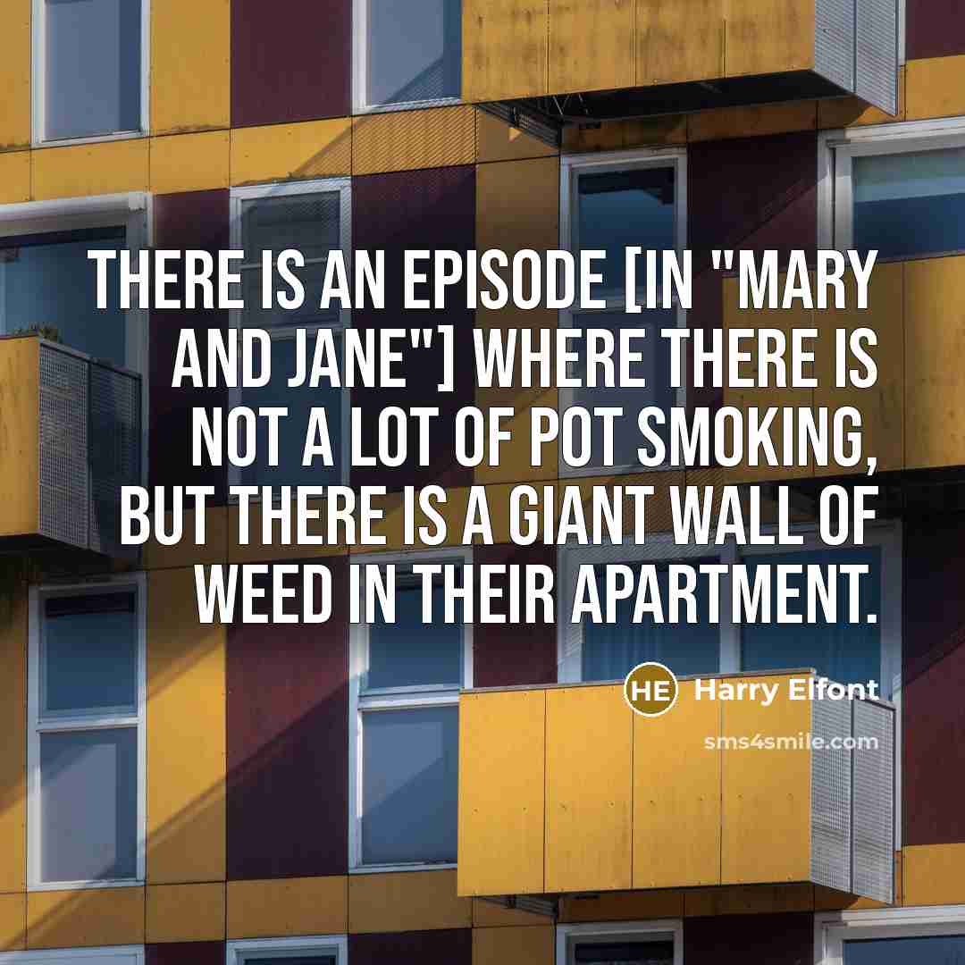 “There is an episode [in "Mary and Jane"] where there…” quote by Harry Elfont