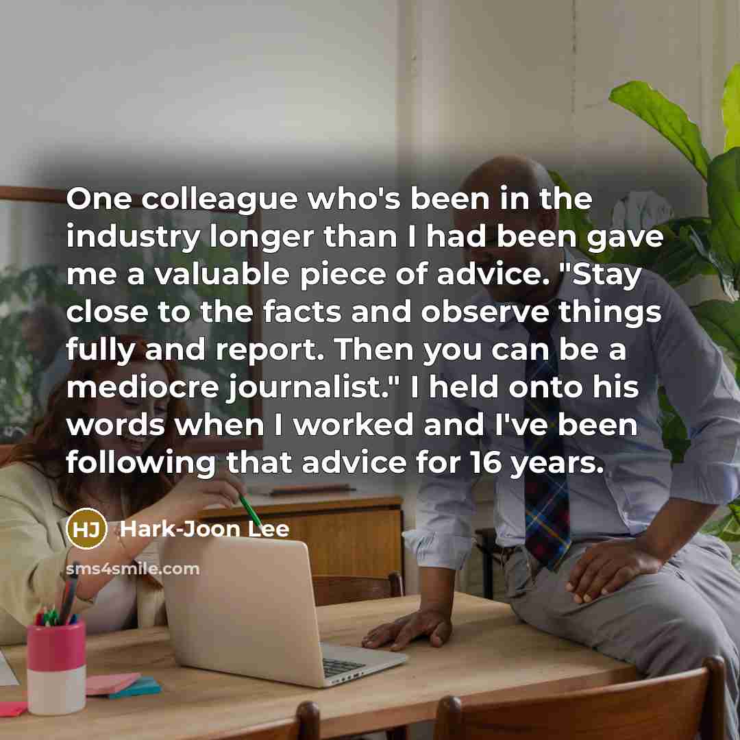 “One colleague who's been in the industry longer than I…” quote by Hark-Joon Lee