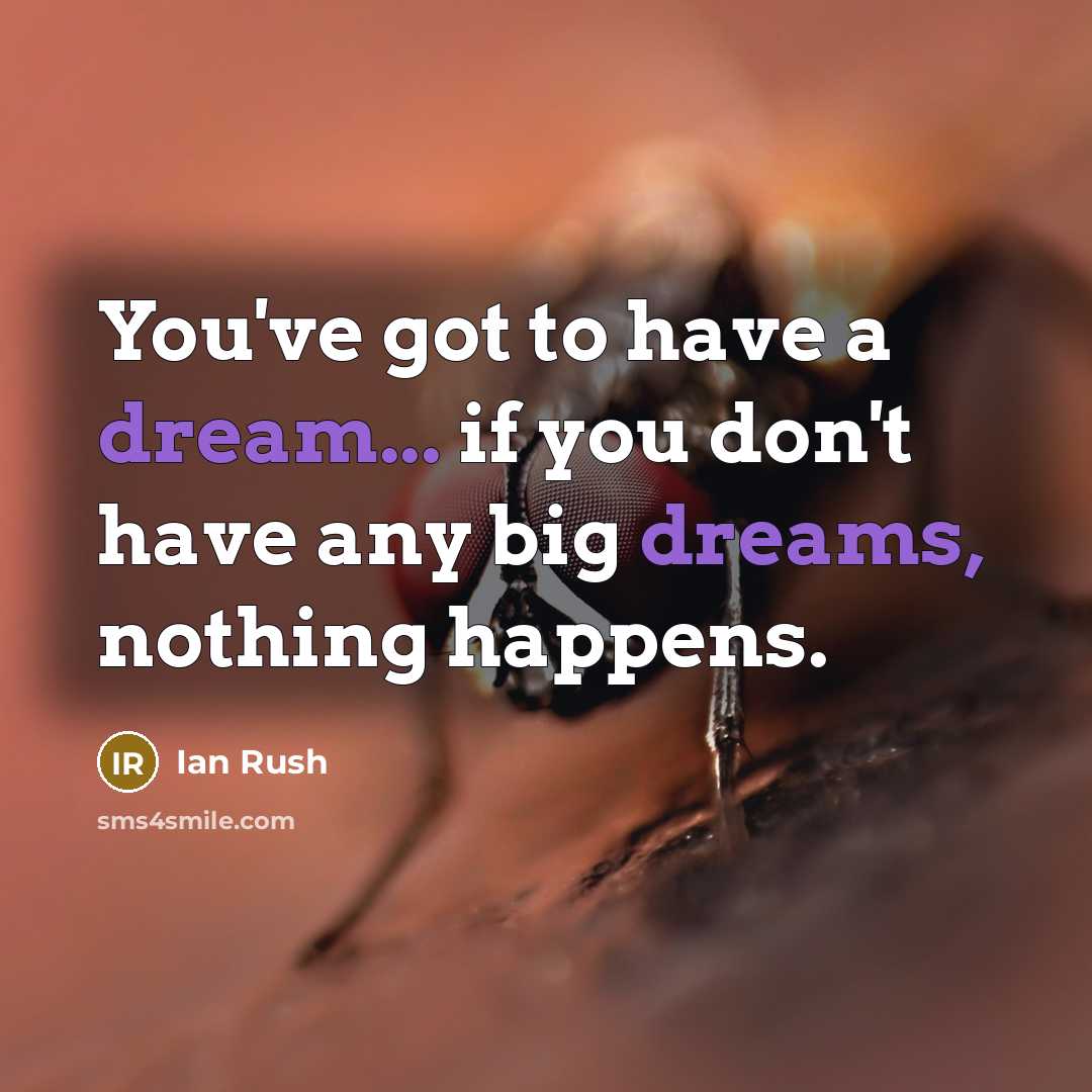 “You've got to have a dream... if you don't have…” quote by Ian Rush