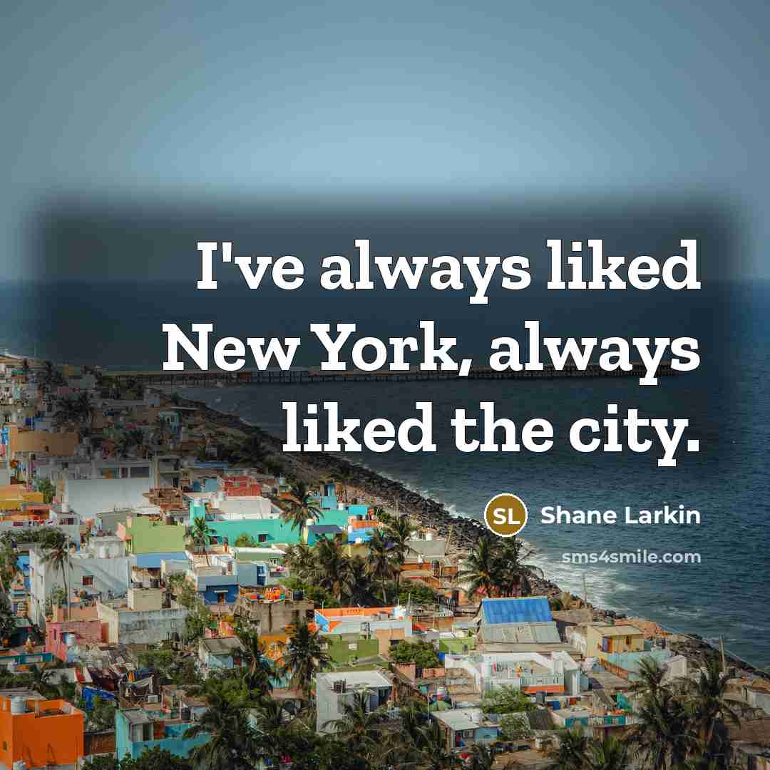 “I've always liked New York, always liked the city.…” quote by Shane Larkin