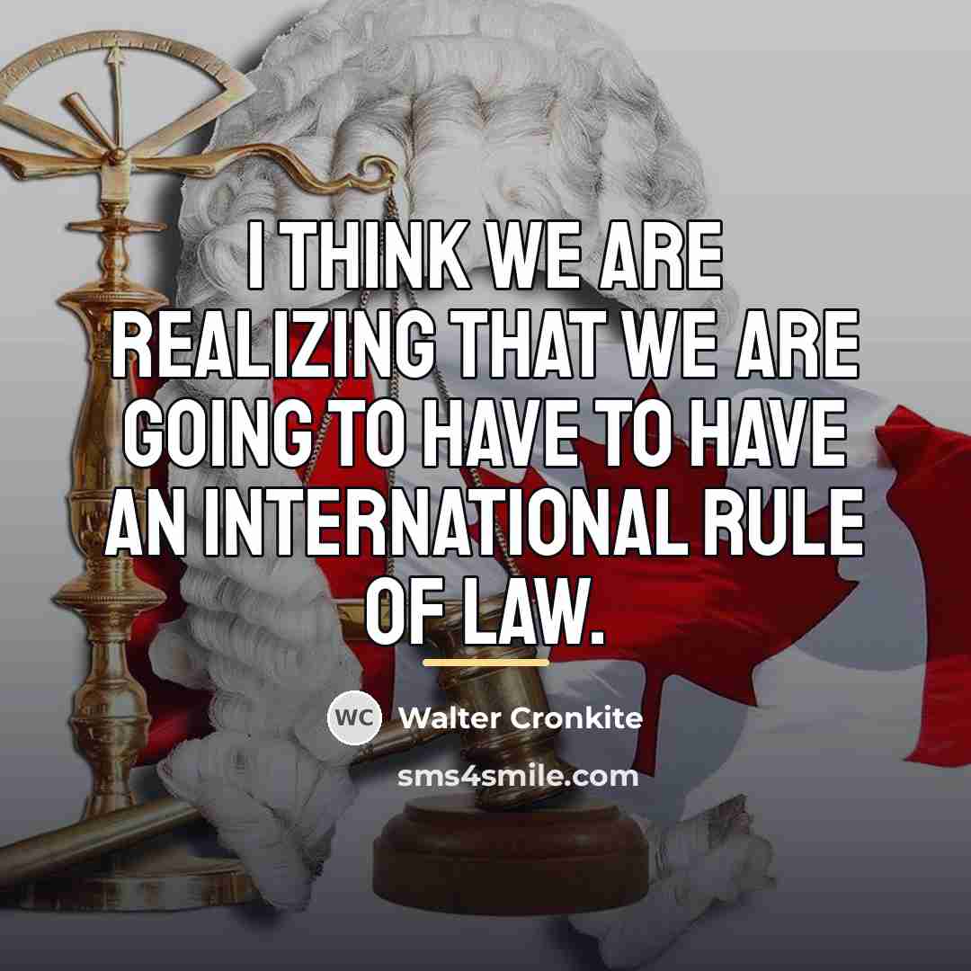 “I think we are realizing that we are going to…” quote by Walter Cronkite