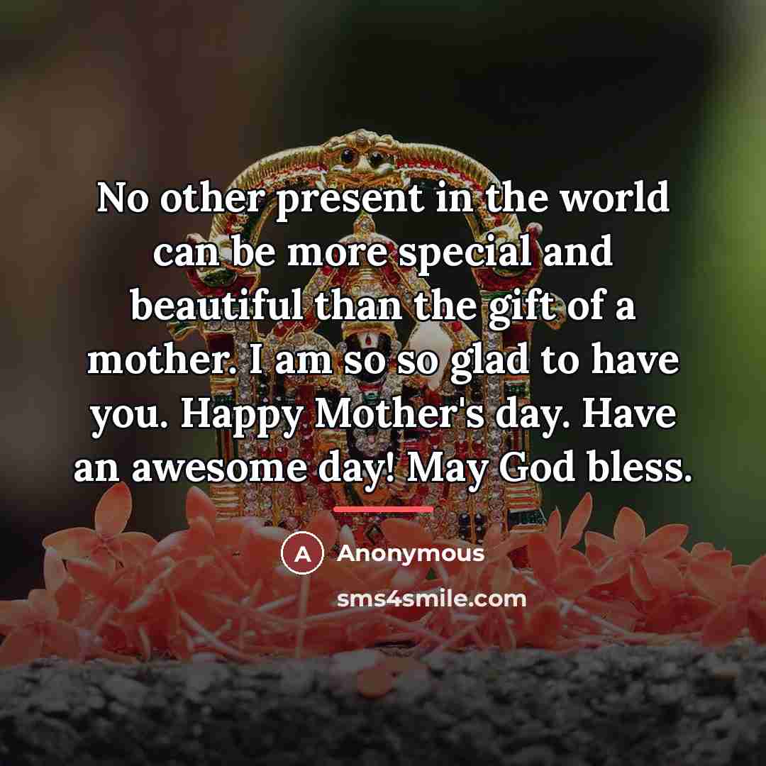 “No other present in the world can be more special…” quote by Anonymous