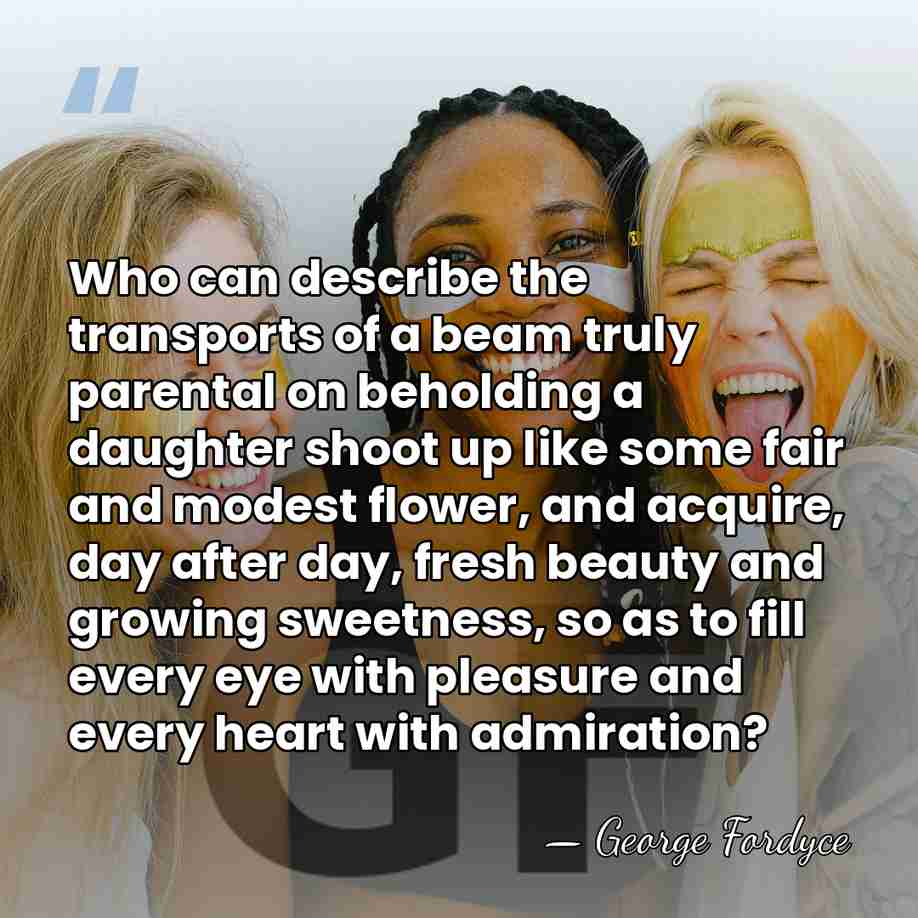 Who can describe the transports of a beam truly parental on beholding&hellip; - George Fordyce