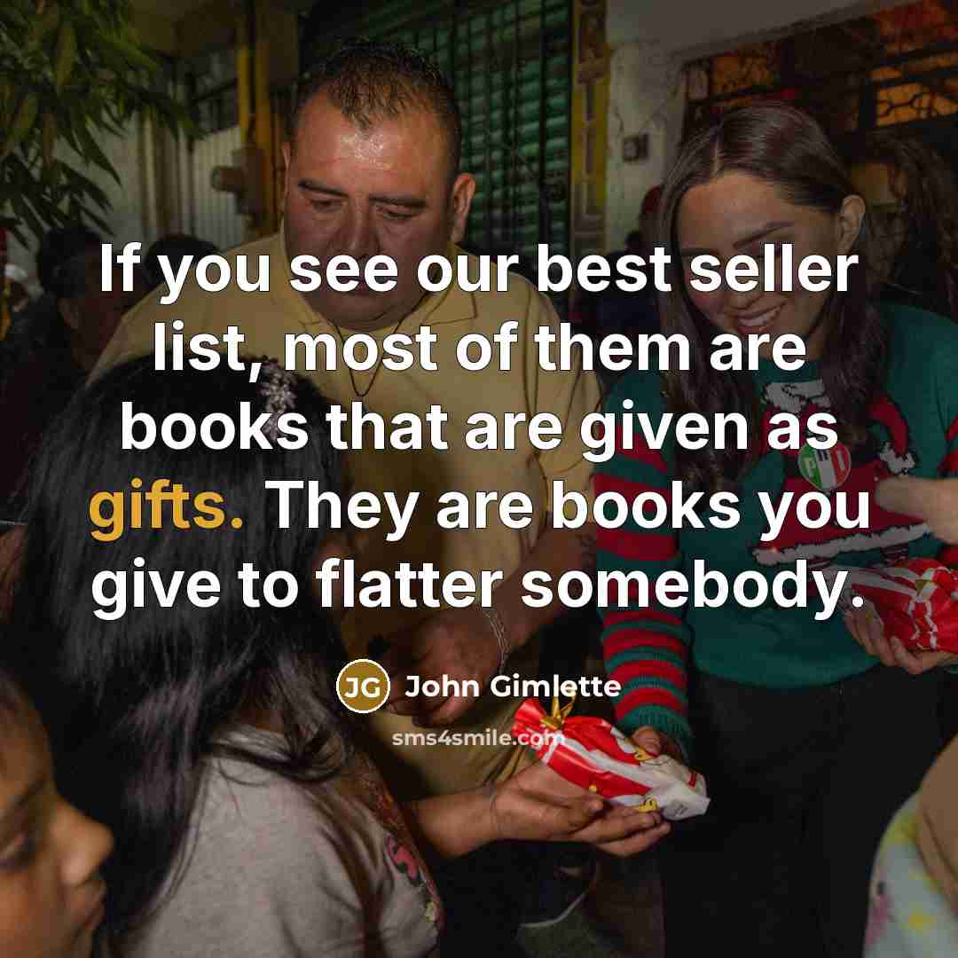 “If you see our best seller list, most of them…” quote by John Gimlette