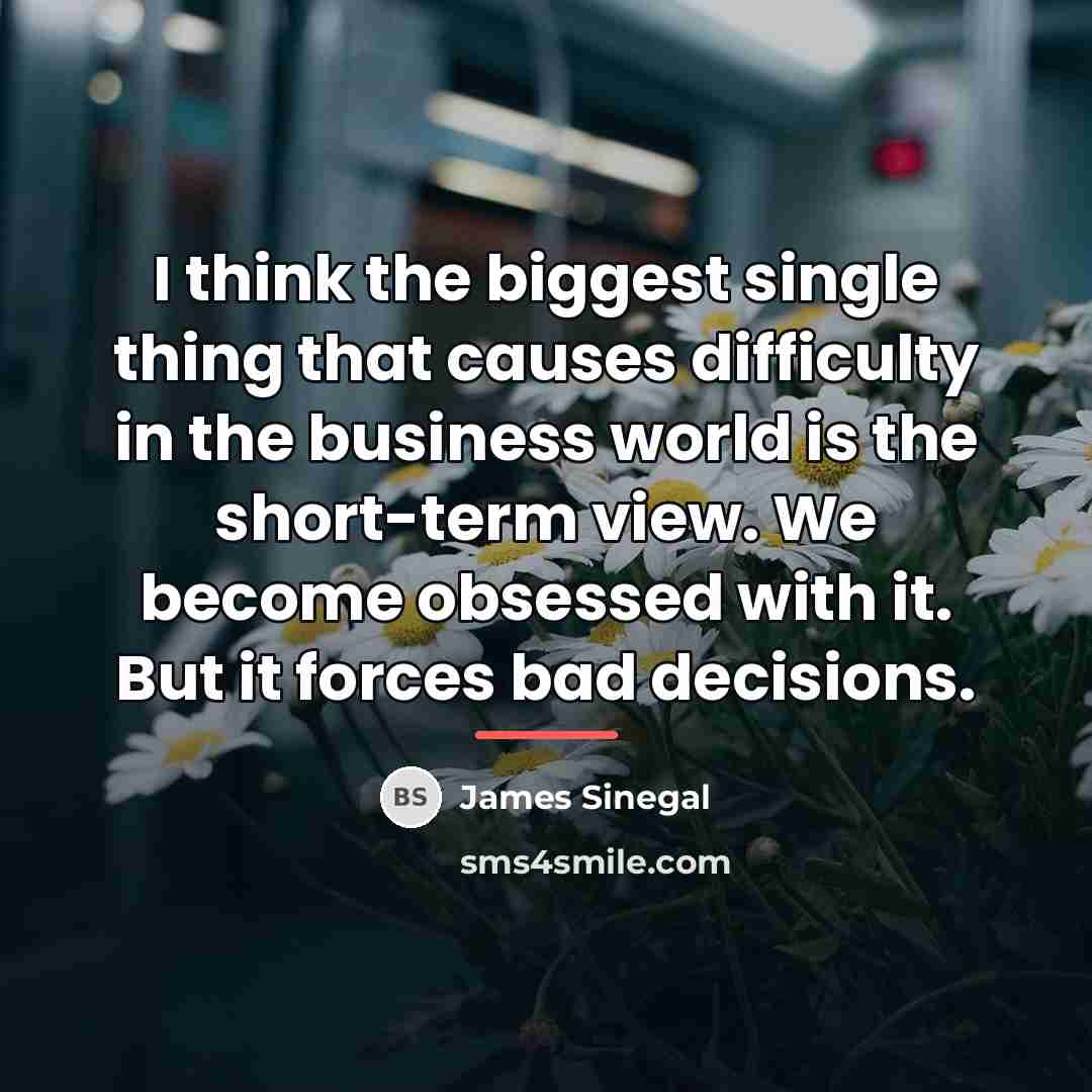 “I think the biggest single thing that causes difficulty in…” quote by James Sinegal