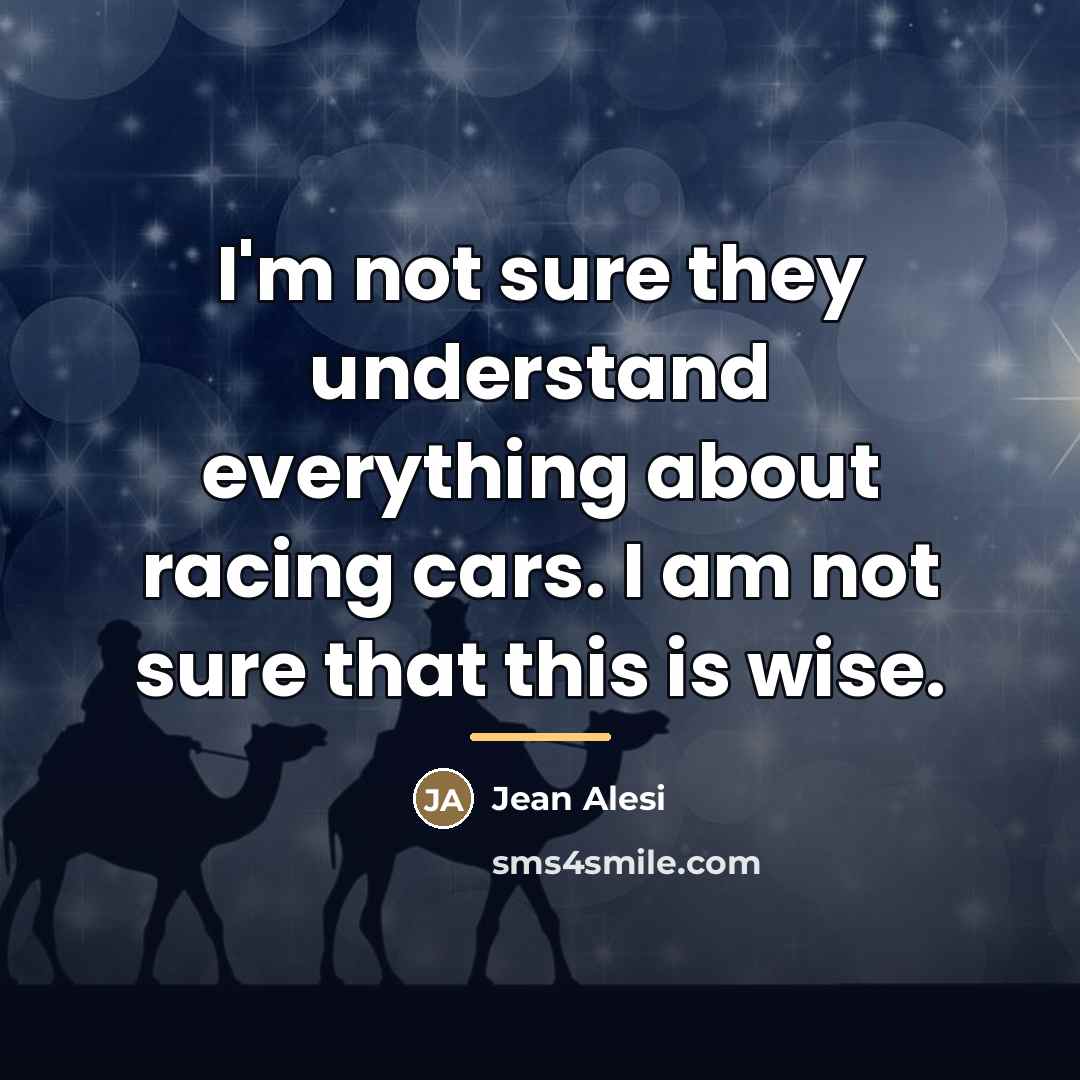 “I'm not sure they understand everything about racing cars. I…” quote by Jean Alesi