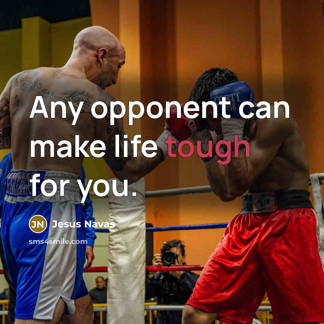 “Any opponent can make life tough for you.…” quote by Jesus Navas
