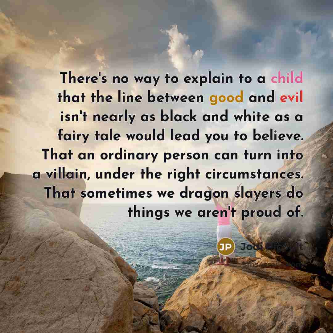 “There's no way to explain to a child that the…” quote by Jodi Picoult