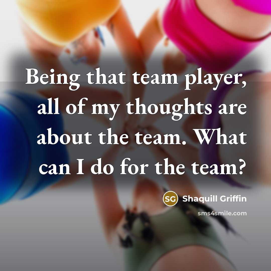 “Being that team player, all of my thoughts are about…” quote by Shaquill Griffin