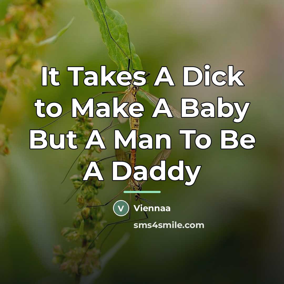 “It Takes A Dick to Make A Baby But A…” quote by Viennaa