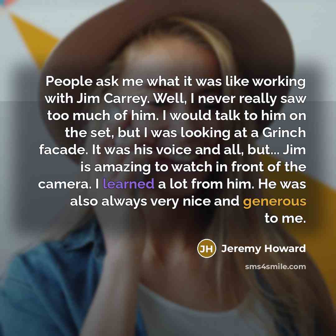 “People ask me what it was like working with Jim…” quote by Jeremy Howard