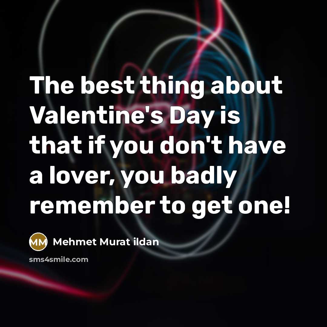 “The best thing about Valentine's Day is that if you…” quote by Mehmet Murat Ildan