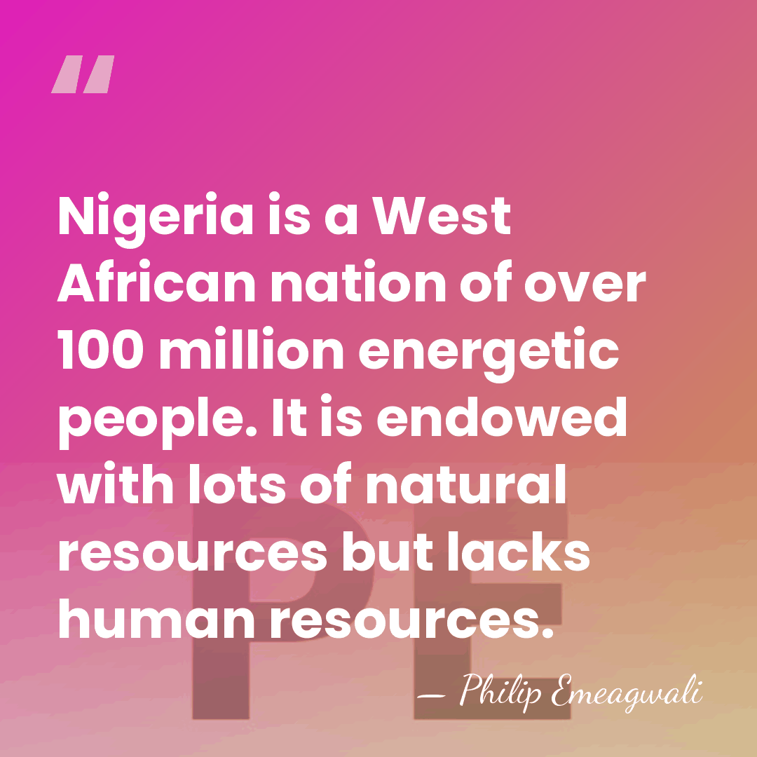 Nigeria is a West African nation of over 100 million energetic people.&hellip; - Philip Emeagwali