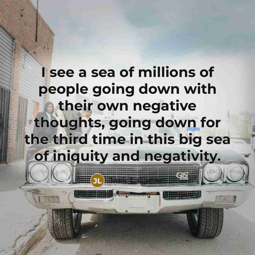 “I see a sea of millions of people going down…” quote by Jack LaLanne