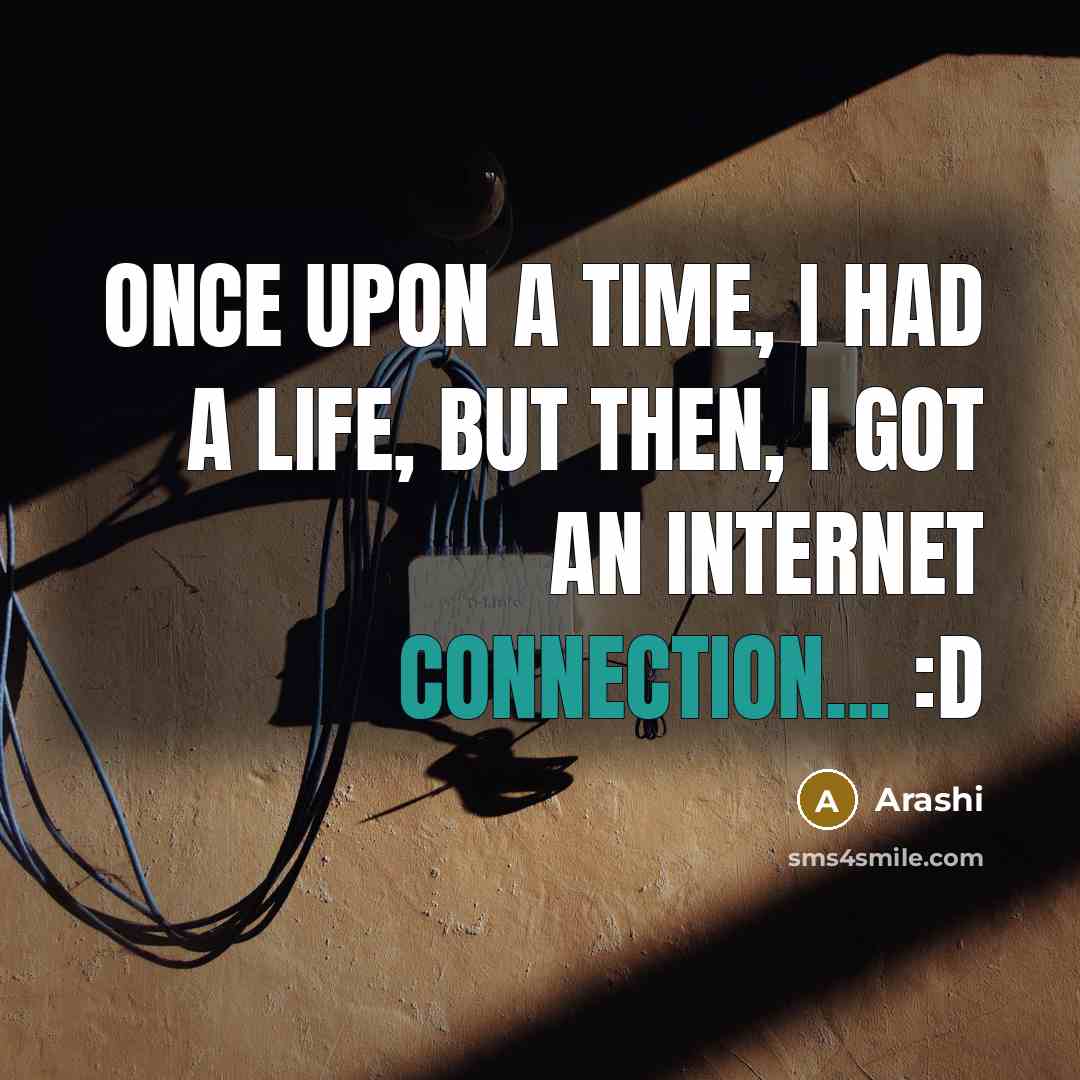 “Once UpOn a Time, I had a Life, But then,…” quote by Arashi